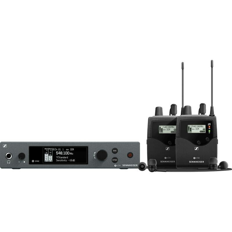 [509613] Sennheiser ew IEM G4-Twin Wireless Monitor System Kit (A1: 470 to 516 MHz)
#SEEWIEG4TWA1 MFR #EW IEM G4-TWIN-A1