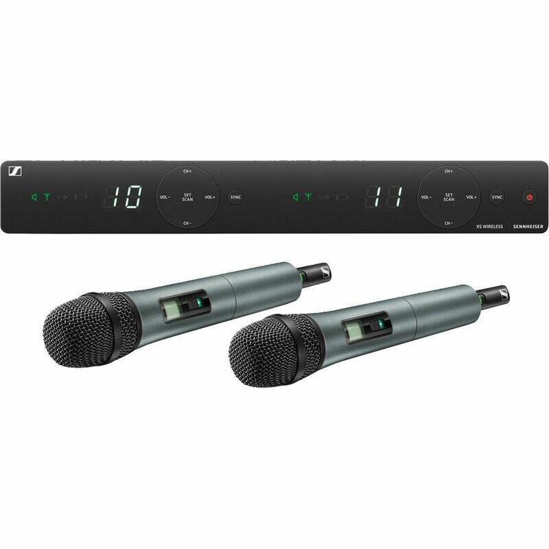 Sennheiser XSW 1-835 Dual-Vocal Set with Two 835 Handheld Microphones (A: 548 to 572 MHz) #SEXSW1835 MFR #XSW 1-835 DUAL-A