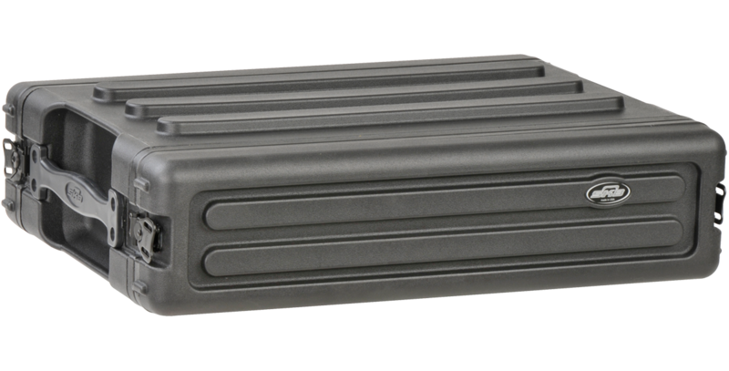 SKB 2U Roto Shallow Rack Case with Steel Rails #SK1SKBR2S MFR #1SKB-R2S