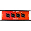 SoundTools Cat Box MX Four Male XLR Stage Box with Main and Parallel EtherCON Connectors