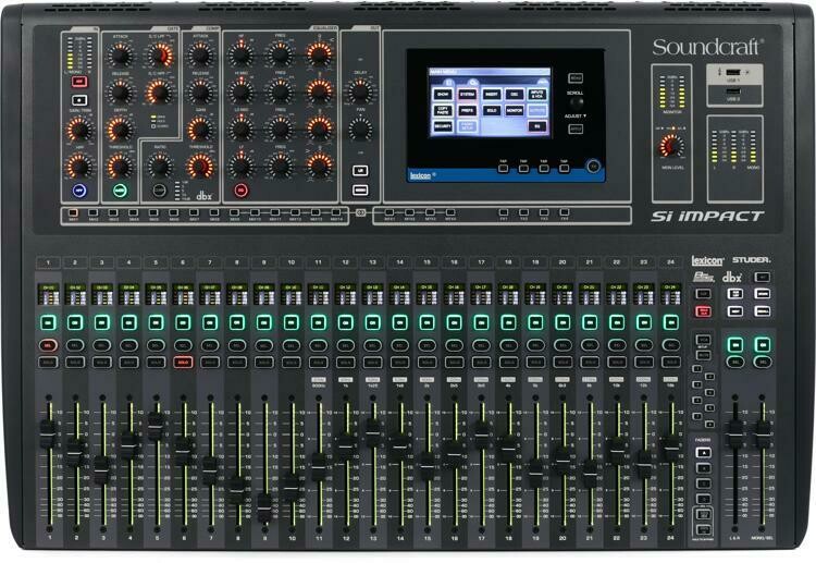Soundcraft Si Impact 40-Input Digital Mixing Console and 32-In/32-Out USB Interface with iPad Control
#SO5056170 MFR #5056170
