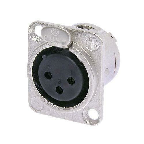 Neutrik NC3FD-L-1 3-Pole Female XLR Receptacle
#NENC3FDL1 MFR #NC3FD-L-1