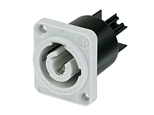 Neutrik NAC3MPB-1 Power-Out Male Chassis Connector #NENAC3MPB1 MFR #NAC3MPB-1