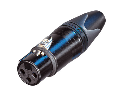 Neutrik 3 Pole Female Cable Connector - Silver Contacts
#NENC3FXXBAG MFR #NC3FXX-BAG